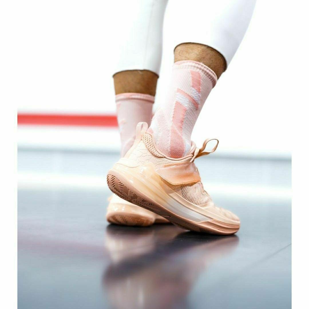 李宁利刃3Team橘粉色,实战巨好穿!!!!